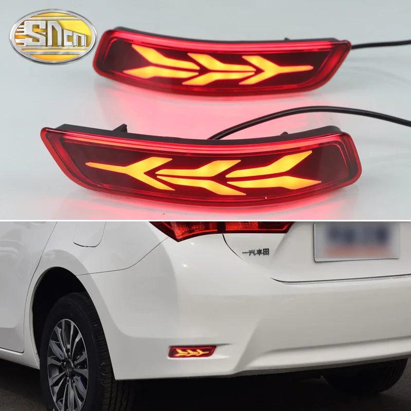 For Toyota Corolla 2014 ~ 2018 Multi-function LED Reflector Lamp Rear Fog Lamp Bumper Light Brake Light Turn Signal Light
For Toyota Corolla 2014 ~ 2018 Multi-function LED Reflector Lamp Rear Fog Lamp Bumper Light Brake Light Turn Signal Light