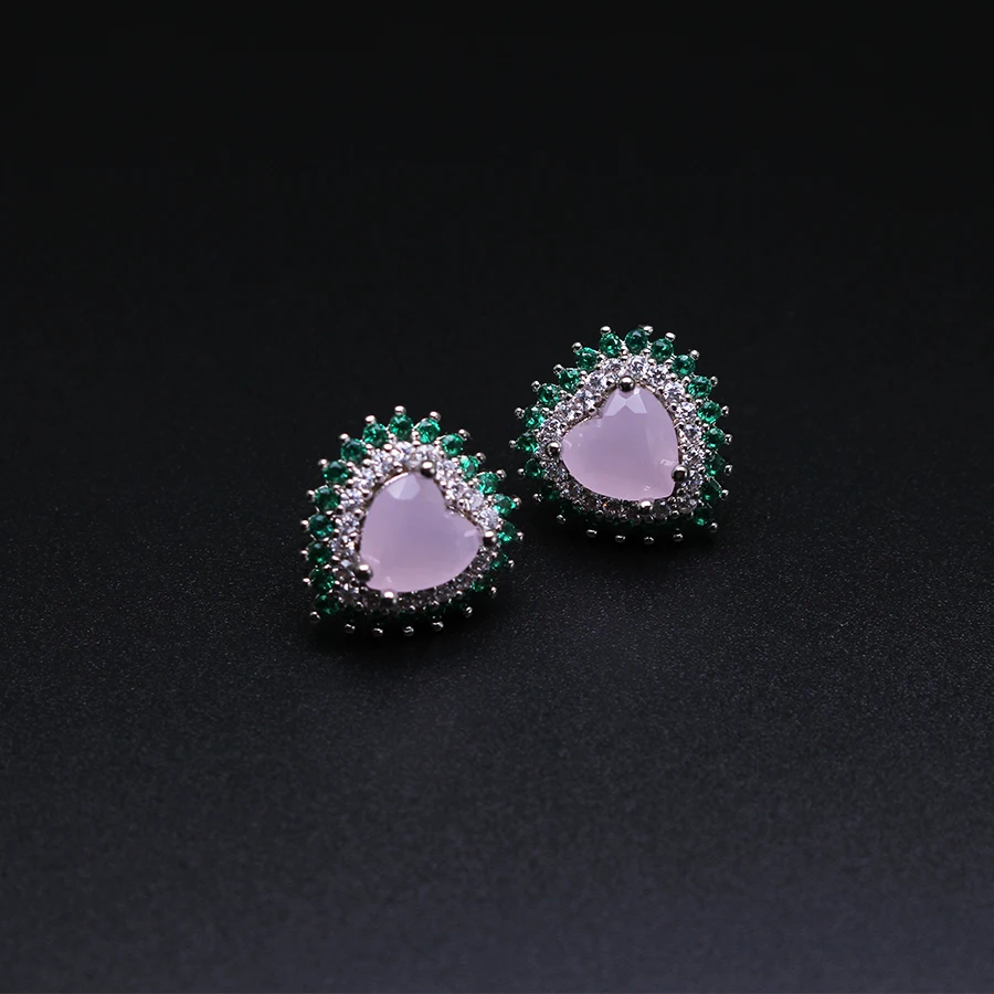 New gift hot sale Newranos New Heart Fashion Design Cubic Zircon Earrings For Women Jewelry EGY024
New gift hot sale Newranos New Heart Fashion Design Cubic Zircon Earrings For Women Jewelry EGY024