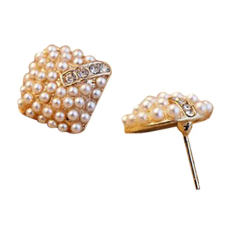 TS#50 Fashion OL Style Women Stud Earrings Pearl Rhombus Crystal Rhinestone Free Shipping
TS#50 Fashion OL Style Women Stud Earrings Pearl Rhombus Crystal Rhinestone Free Shipping