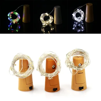 2M 20LED String Lights Cork Shaped Bottle Stopper Light Glass Wine Colorful LED For Bar Xmas Party Wedding Home Decoration
2M 20LED String Lights Cork Shaped Bottle Stopper Light Glass Wine Colorful LED For Bar Xmas Party Wedding Home Decoration