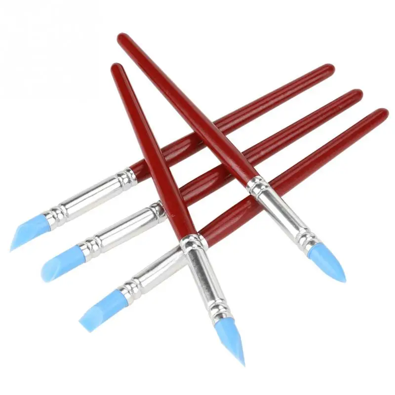 Rubber Tip Paint 5pcs Rubber Tip Paint for Clay Sculpture Pottery DIY Shaping Carving Tool Pottery Shaping Tool
Rubber Tip Paint 5pcs Rubber Tip Paint for Clay Sculpture Pottery DIY Shaping Carving Tool Pottery Shaping Tool