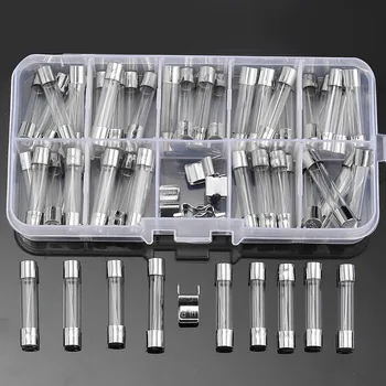 60 Pcs Glass Fuse Electrical Amp Fast Blow Assorted Kit With Box Glass Assortment Insurance Element 5/6/8/10/15/20/25/30/35A
60 Pcs Glass Fuse Electrical Amp Fast Blow Assorted Kit With Box Glass Assortment Insurance Element 5/6/8/10/15/20/25/30/35A