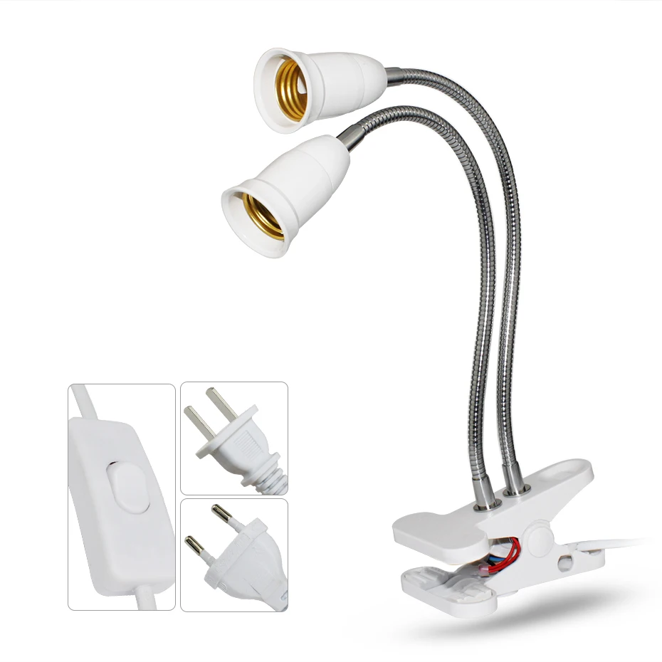 Led Grow Lamp Clip Holder Flexible One Head Two Heads 360 Degrees For Plants Flower Growing Greenhouse Hydroponics High Quality
Led Grow Lamp Clip Holder Flexible One Head Two Heads 360 Degrees For Plants Flower Growing Greenhouse Hydroponics High Quality