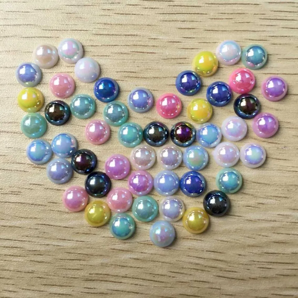 HOT 100pcs 8mm Random mixed color Half plastic Pearl AB Color Bead Flat Back Scrapbook /Beads DIY B09A
HOT 100pcs 8mm Random mixed color Half plastic Pearl AB Color Bead Flat Back Scrapbook /Beads DIY B09A