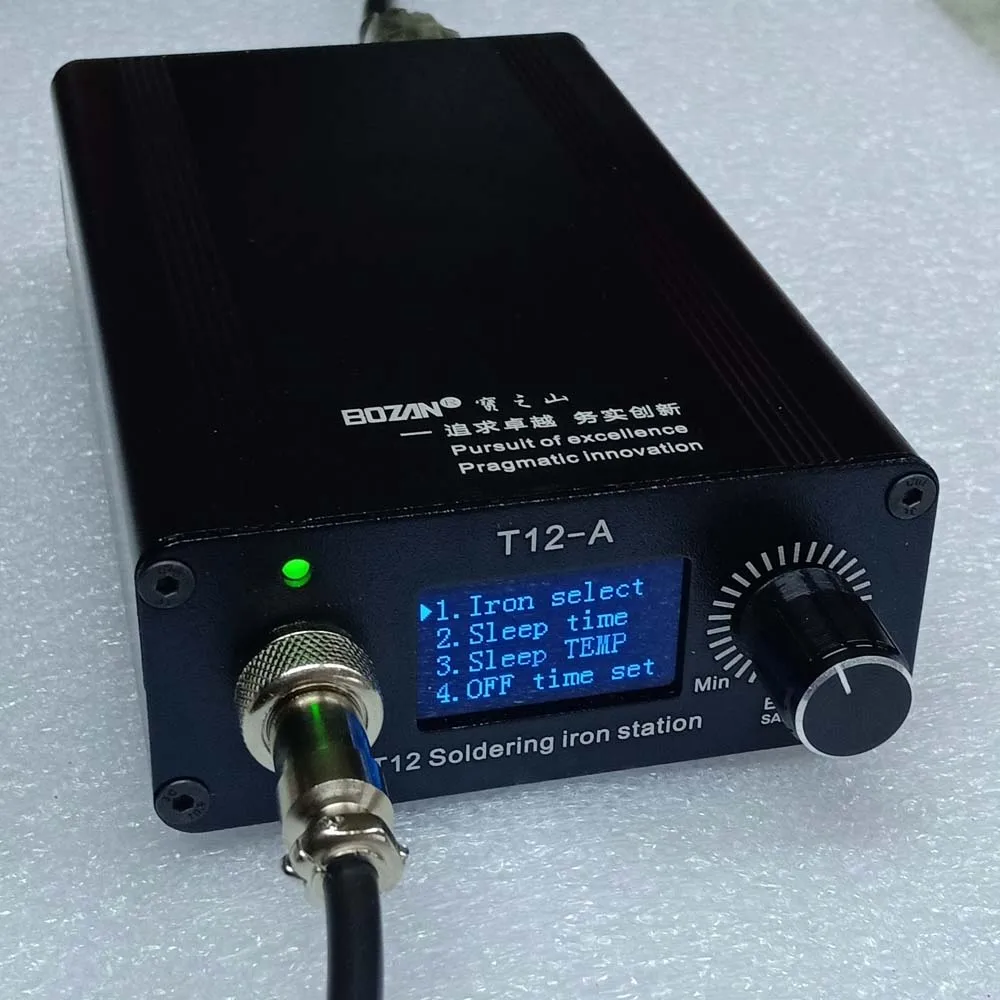 BOZAN soldering iron 220v 110v T12-A 90W 700C Soldering Station Adjustable Temperature Electric Iron Welding Rework Repair Tool
BOZAN soldering iron 220v 110v T12-A 90W 700C Soldering Station Adjustable Temperature Electric Iron Welding Rework Repair Tool
