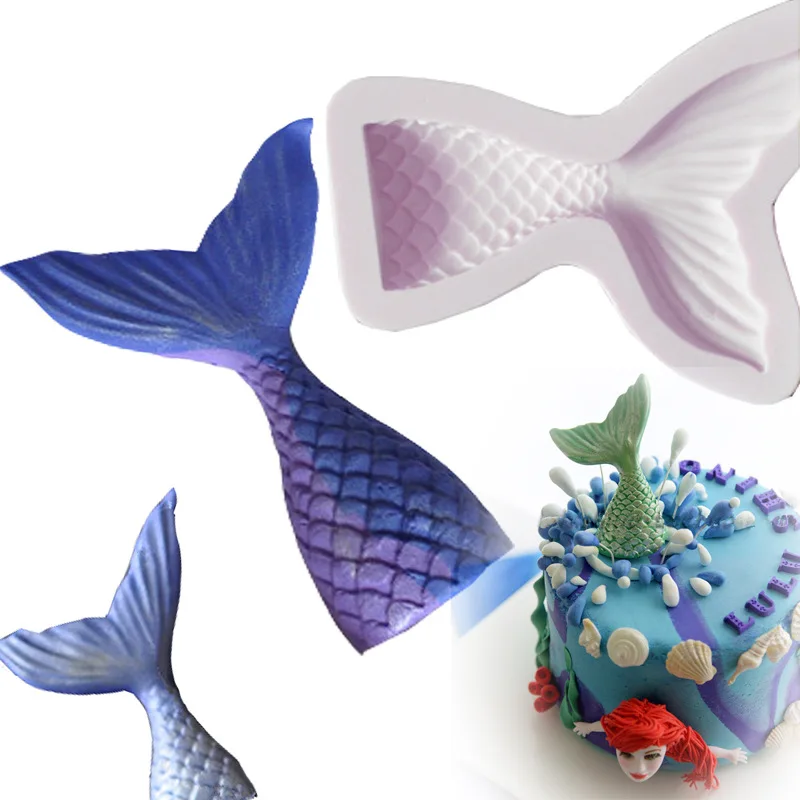 Small Cute Mermaid Tail Fondant Cake Silicone Mold Cake Decorating Kitchen Baking Tools Halloween Chocolate Candy Molds
Small Cute Mermaid Tail Fondant Cake Silicone Mold Cake Decorating Kitchen Baking Tools Halloween Chocolate Candy Molds