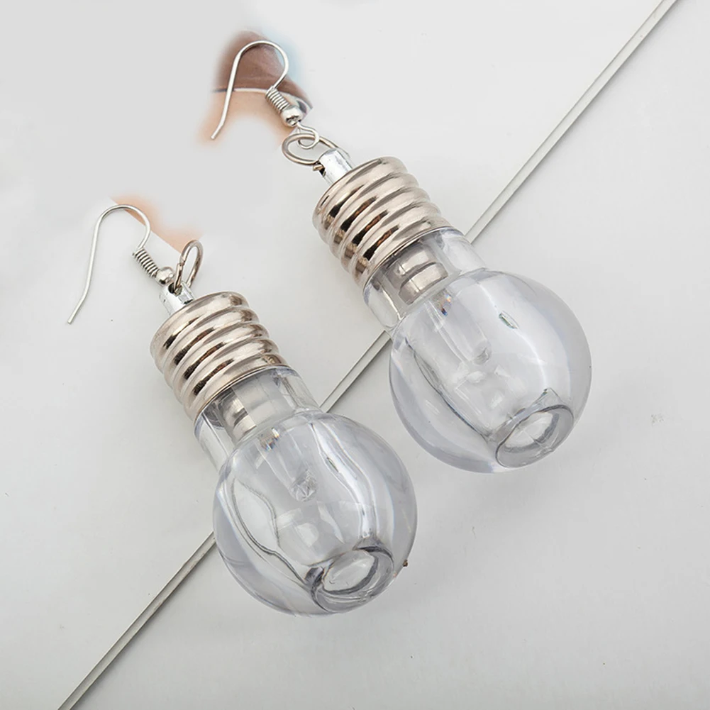1 Pair Fashion Light Up LED Stud Earrings Novelty Colorful Light Bulb Stud Earring Dance Party Accessories Supplies for Women
1 Pair Fashion Light Up LED Stud Earrings Novelty Colorful Light Bulb Stud Earring Dance Party Accessories Supplies for Women