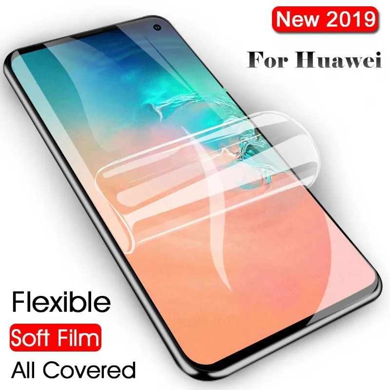 Hydrogel Film Screenprotector for Huawei p20 p30 mate 20 lite Pro Honor 10 Nova 3 p smart 2019 Screen Film Protection Pellicola
Hydrogel Film Screenprotector for Huawei p20 p30 mate 20 lite Pro Honor 10 Nova 3 p smart 2019 Screen Film Protection Pellicola