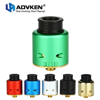 

Original Advken Ziggs RDA Tank 24mm Rebuildable Dripping Atomizer Dual Posts Design Electronic Cigarette Vape Tank Vs Ammit RTA