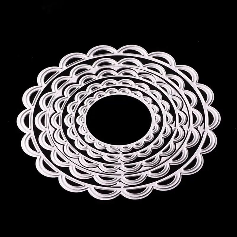 Stitched Circle Scallop Frame Dies cutting decorative Scrapbooking Steel Craft Die Cut create Stamp Embossing paper Card Stencil
Stitched Circle Scallop Frame Dies cutting decorative Scrapbooking Steel Craft Die Cut create Stamp Embossing paper Card Stencil