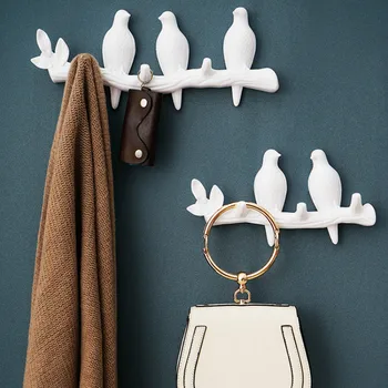 Nordic Style Bird Shape Decor Hook Coat Wall Coat Rack Living Room Bedroom Wall Hanging Hook Key Frame Punch Free Home Decore
Nordic Style Bird Shape Decor Hook Coat Wall Coat Rack Living Room Bedroom Wall Hanging Hook Key Frame Punch Free Home Decore