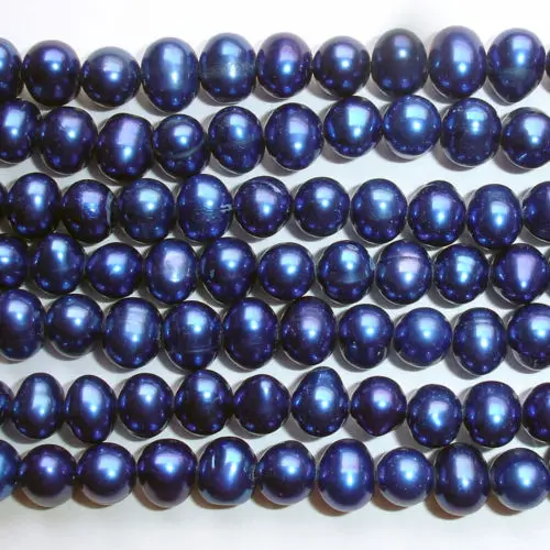 Jewelry 00471 6-7mm Cobalt Cultured Freshwater Potato Pearls Beads Stran 15" 10pc
Jewelry 00471 6-7mm Cobalt Cultured Freshwater Potato Pearls Beads Stran 15" 10pc