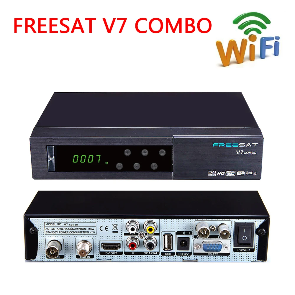 2017 Smart TV Box Freesat V7 COMBO DVB-S2 DVB-T2 digital satellite tv receiver network sharing Support USB WIFI Media Player
2017 Smart TV Box Freesat V7 COMBO DVB-S2 DVB-T2 digital satellite tv receiver network sharing Support USB WIFI Media Player