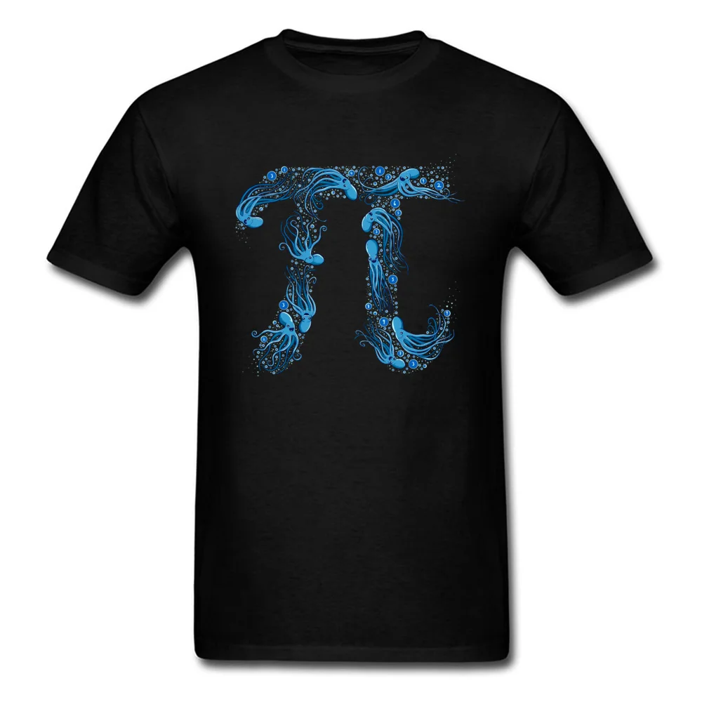 Футболка Octopi Geek Chic Мужская одежда футболки с принтом осьминога Pi летняя футболка