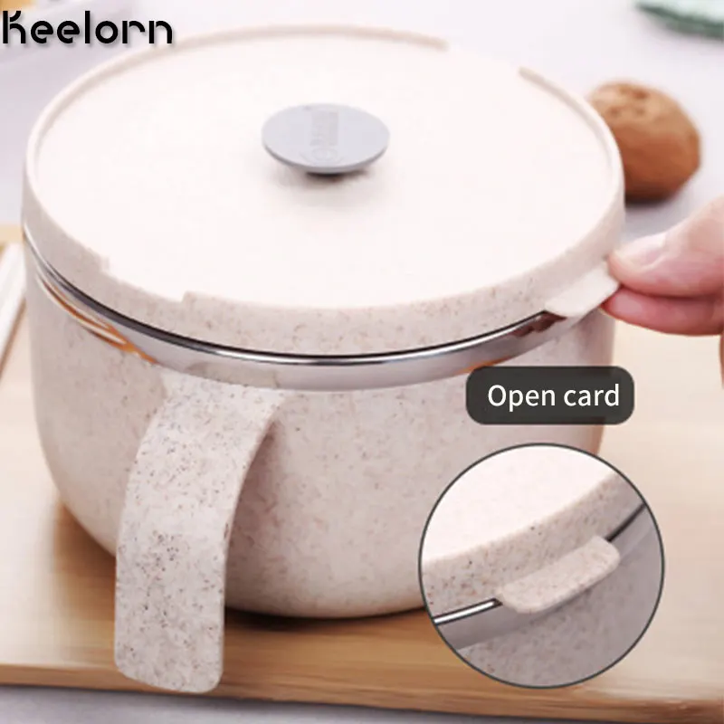 Keelorn 1000ml Stainless Steel Bowl With Tableware Double Thermal Portable 304 Stainless Steel Kitchen Tool Bowl
Keelorn 1000ml Stainless Steel Bowl With Tableware Double Thermal Portable 304 Stainless Steel Kitchen Tool Bowl