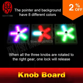 Knob board prop for room escape game prop adjust knob puzzles devices to proper gear to unlock the lock and get out chamber room
Knob board prop for room escape game prop adjust knob puzzles devices to proper gear to unlock the lock and get out chamber room