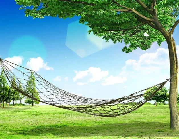 New Fashion Outdoor Practical Hammock Bold Army Green Mesh Camping Hammock Personality Creative Nylon Rope Single Hammock Q358
New Fashion Outdoor Practical Hammock Bold Army Green Mesh Camping Hammock Personality Creative Nylon Rope Single Hammock Q358