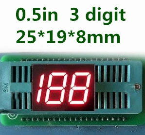 188 DIGI Common ANODE 0.5 inch Blue 7 Segment display 0.5" no radix point LED Display 3 Bit Digital Tube Series Voltage Panel
188 DIGI Common ANODE 0.5 inch Blue 7 Segment display 0.5" no radix point LED Display 3 Bit Digital Tube Series Voltage Panel