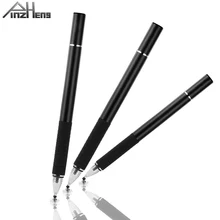 2019 pinzheng 2 em 1 caneta de toque universal stylus para telefone capacitivo tablet caneta stylus caneta do telefone móvel caneta desenho caneta tablet canetas(China)
