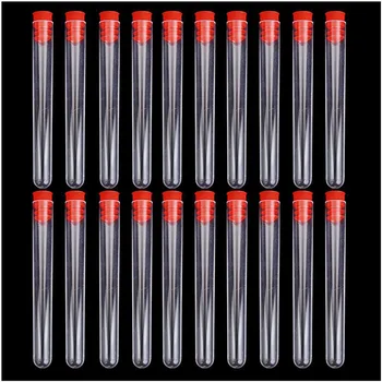 20pcs Test Tubes 100x16mm Premium Disposable Non-Graduated Plastic Test Tubes Red
20pcs Test Tubes 100x16mm Premium Disposable Non-Graduated Plastic Test Tubes Red
