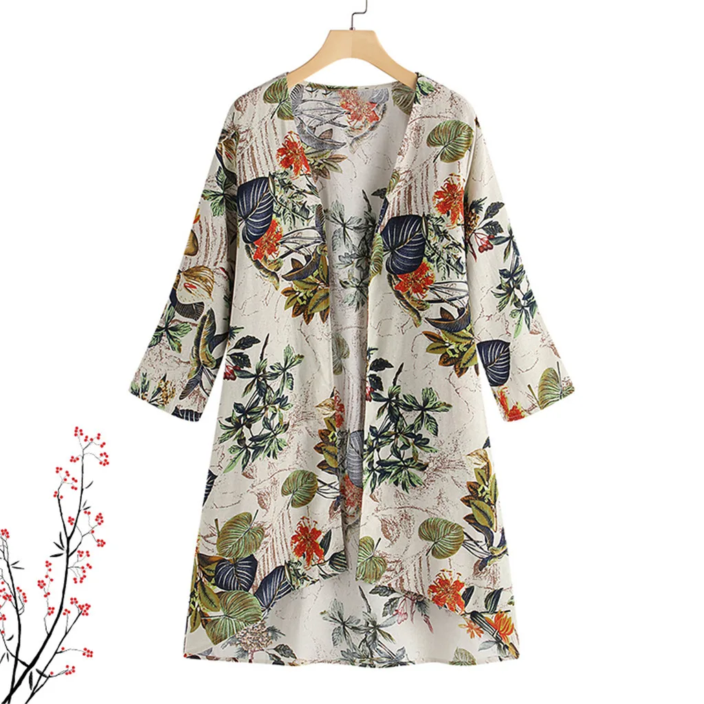 Feitong Women Blouse Floral Half Sleeve Long Tops Kimono Blouse Spring Shirts Cardigan Femme Blusas Mujer de Moda Blusa Feminina
Feitong Women Blouse Floral Half Sleeve Long Tops Kimono Blouse Spring Shirts Cardigan Femme Blusas Mujer de Moda Blusa Feminina