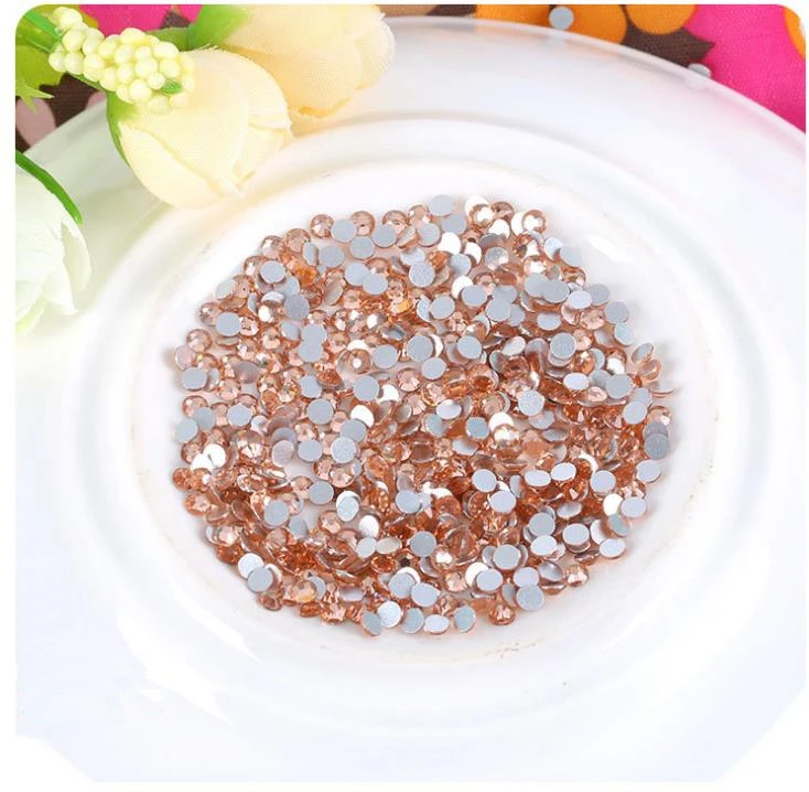 Lt.Peach Glue on Rhinestones ss3-ss30 Flat Back Non HotFix Nail art Rhinestone 3D Glass Nail Art Decorations Mix Rhinestone
Lt.Peach Glue on Rhinestones ss3-ss30 Flat Back Non HotFix Nail art Rhinestone 3D Glass Nail Art Decorations Mix Rhinestone