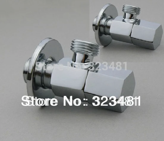 2pcs/lot High Quality Brass Angle Valve Bathroom Toilet Water Valve Stop Cock Valve chrome plated
2pcs/lot High Quality Brass Angle Valve Bathroom Toilet Water Valve Stop Cock Valve chrome plated