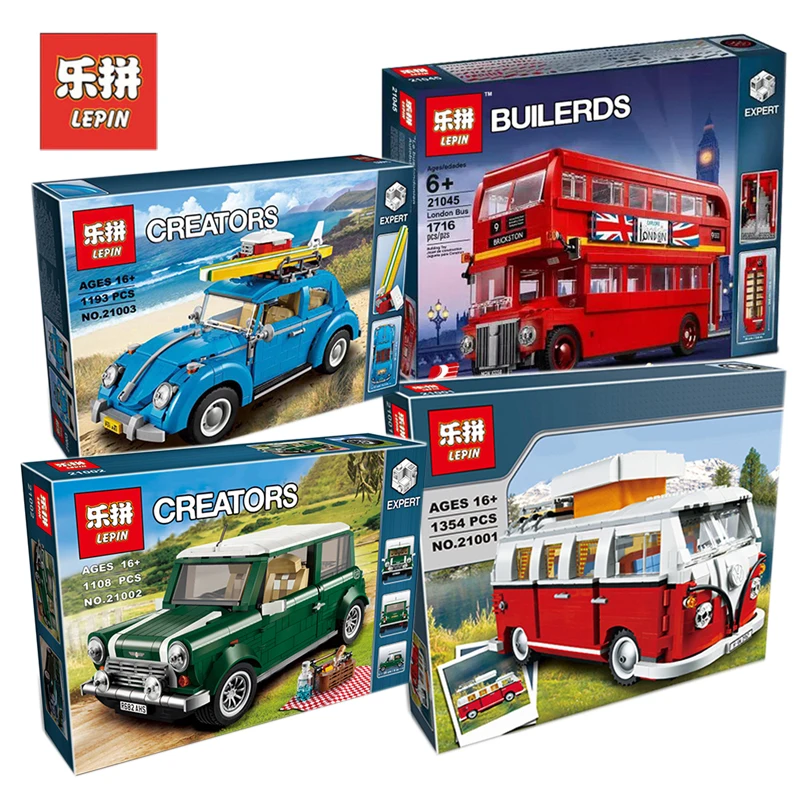 Lepin Technic 21001 21003 21046 Volkswagen T1 Camper Van Car Set Compatible Legoing 10220 10252 10242 Building Blocks Bricks Toy
Lepin Technic 21001 21003 21046 Volkswagen T1 Camper Van Car Set Compatible Legoing 10220 10252 10242 Building Blocks Bricks Toy