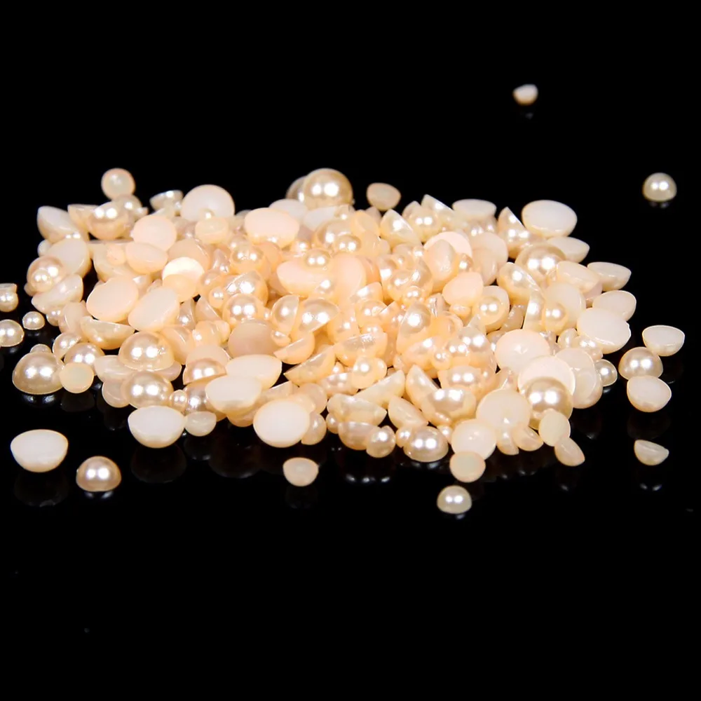 2mm~14mm All Size Lt.Peach Color Flat back ABS round Half Pearl beads, imitation plastic half pearl beads
2mm~14mm All Size Lt.Peach Color Flat back ABS round Half Pearl beads, imitation plastic half pearl beads