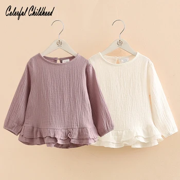 2018 Spring New Baby Girls blouse Cute O-neck breathable shirt for girls Long Sleeve kids Blouse toddler Tops Autumn
2018 Spring New Baby Girls blouse Cute O-neck breathable shirt for girls Long Sleeve kids Blouse toddler Tops Autumn