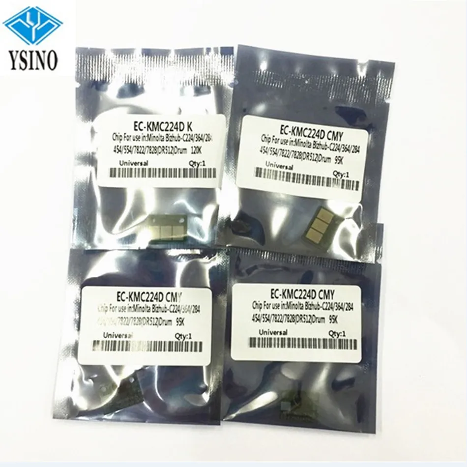 4Sets X CMYK DR-512 DR512 DR 512 Drum Unit Chip for Konica Minolta Bizhub C224 C364 C284 C454 C554 C7822 C7828
4Sets X CMYK DR-512 DR512 DR 512 Drum Unit Chip for Konica Minolta Bizhub C224 C364 C284 C454 C554 C7822 C7828