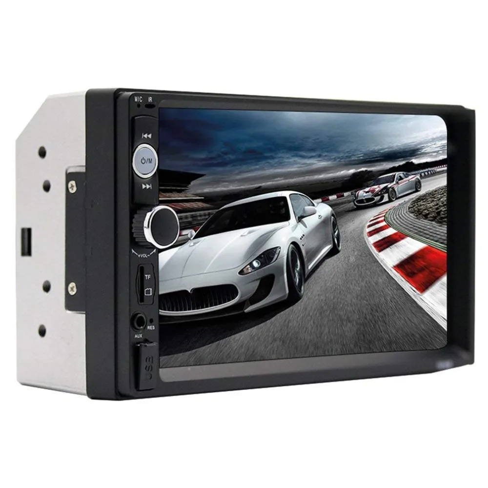 7010B 7" Double Din Touch Screen Car Audio Stereo Receiver MP5 Player FM Radio Video Bluetooth Media Support MP3/WMA/WAV
7010B 7" Double Din Touch Screen Car Audio Stereo Receiver MP5 Player FM Radio Video Bluetooth Media Support MP3/WMA/WAV