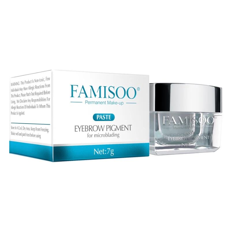3 bottles Famisoo Permanent Manual Eyebrow Makeup Paste Cream Pigment Ink For Tattoo Manual Pen 9 Colors Microblading Cosmetic
3 bottles Famisoo Permanent Manual Eyebrow Makeup Paste Cream Pigment Ink For Tattoo Manual Pen 9 Colors Microblading Cosmetic