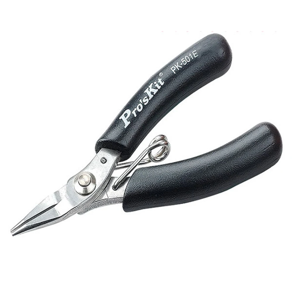 Stainless Steel Mini Needle-nose Pliers Pro'sKit 1PK-501E Anti-corrosion Long Nose Plier pinzas precision multiherramienta
Stainless Steel Mini Needle-nose Pliers Pro'sKit 1PK-501E Anti-corrosion Long Nose Plier pinzas precision multiherramienta