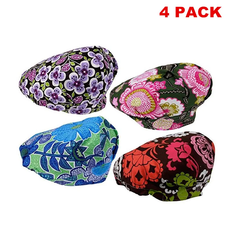 2017 Special Promotion 4pcs Pack Doctor Scrub Cap Women's Bouffant Surgical Hat With Sweatband Inner Long Hair Surgery Dental
2017 Special Promotion 4pcs Pack Doctor Scrub Cap Women's Bouffant Surgical Hat With Sweatband Inner Long Hair Surgery Dental