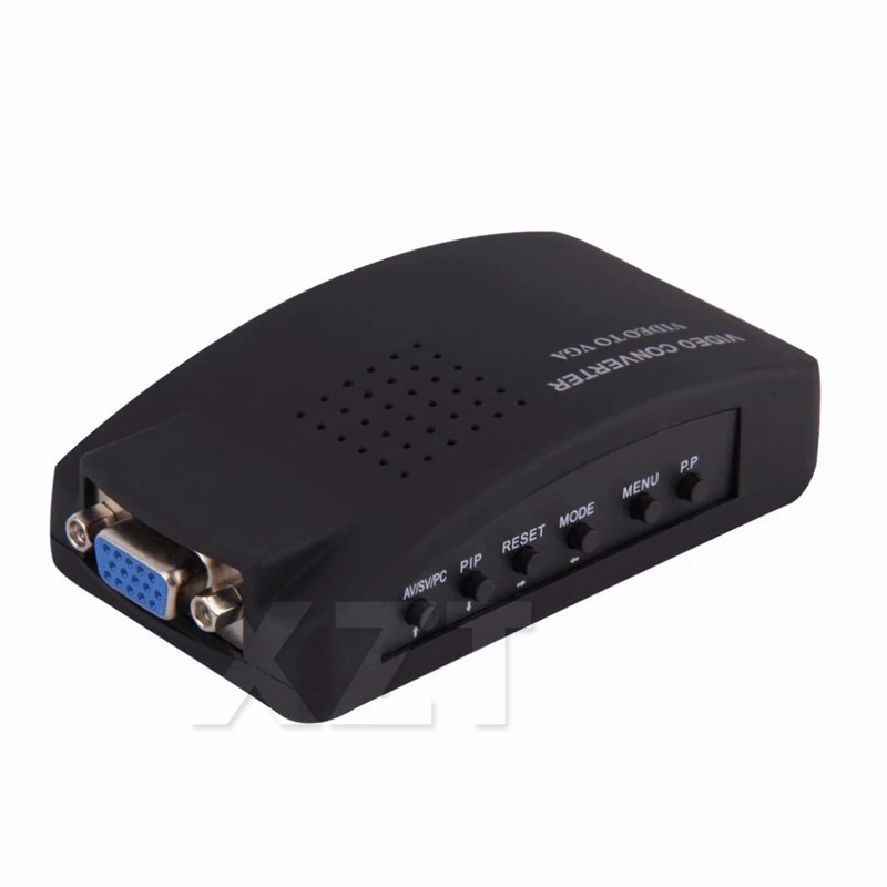 High Quality PC Laptop Composite Video TV RCA S-Video AV In To PC VGA LCD Out Converter Adapter Switch Box
High Quality PC Laptop Composite Video TV RCA S-Video AV In To PC VGA LCD Out Converter Adapter Switch Box