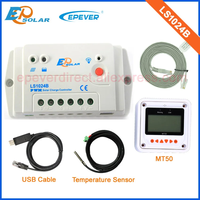 Charger PWM LS1024B solar controler 10A with MT50 two colors available options and USB cable temperature sensor 12V/24V 10amps
Charger PWM LS1024B solar controler 10A with MT50 two colors available options and USB cable temperature sensor 12V/24V 10amps