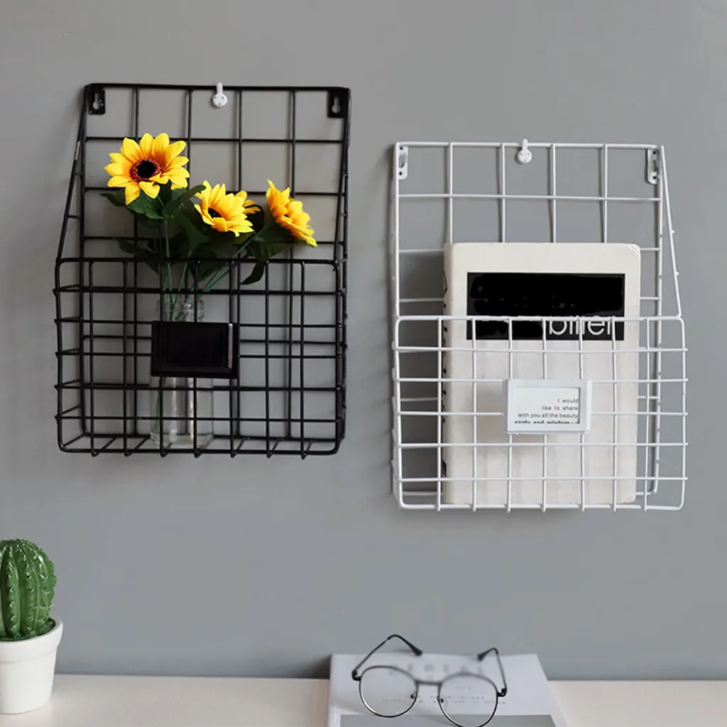 Simple Iron Wall-Mounted Hanging Rack Magazine Newspaper Storage Shelf Organizer magazine Bookend office rack Stationery
Simple Iron Wall-Mounted Hanging Rack Magazine Newspaper Storage Shelf Organizer magazine Bookend office rack Stationery