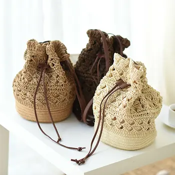 Environmentalist Lady Handbag Vintage Rattan Straw Bag Woven Storage Single Shoulder Bags
Environmentalist Lady Handbag Vintage Rattan Straw Bag Woven Storage Single Shoulder Bags