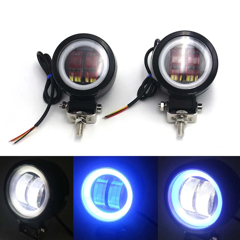 For Harley Honda Yamaha Black Motocycle Custom LED Angel Eye Halo Ring Passing Spot Fog Light with 33-43mm Fork Tube Bracket
For Harley Honda Yamaha Black Motocycle Custom LED Angel Eye Halo Ring Passing Spot Fog Light with 33-43mm Fork Tube Bracket