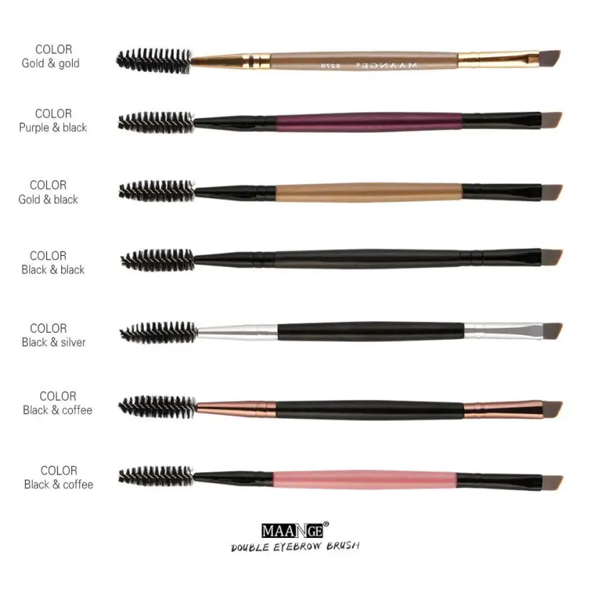MAANGE 2018 NEW Duo Brow Makeup Brush Wood Handle Double Sided Eyebrow Flat Angled Brushes Brush For Eyeshadow LS1122 X0423 1 10
MAANGE 2018 NEW Duo Brow Makeup Brush Wood Handle Double Sided Eyebrow Flat Angled Brushes Brush For Eyeshadow LS1122 X0423 1 10