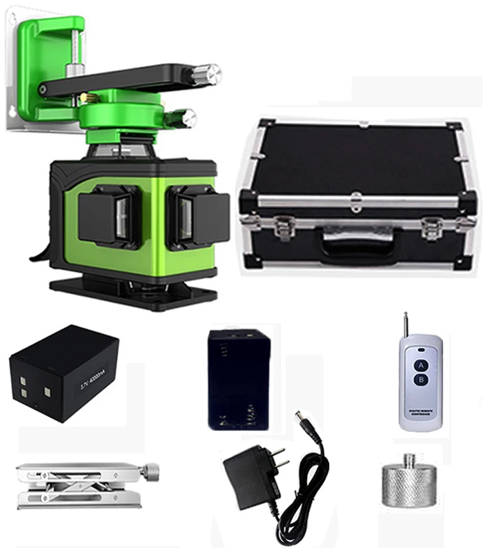 Laser Level 3D 12 lines 16 lines Vertical and Horizontal High precision Self Leveling 360 Degree Rotary Cross Green Beam Nivel
Laser Level 3D 12 lines 16 lines Vertical and Horizontal High precision Self Leveling 360 Degree Rotary Cross Green Beam Nivel