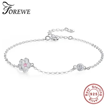 2018 Fashion New 100% 925 Sterling Silver Flower Chain Bracelets Women Bracelet Silver 925 Jewelry Gift Dropshipping
2018 Fashion New 100% 925 Sterling Silver Flower Chain Bracelets Women Bracelet Silver 925 Jewelry Gift Dropshipping