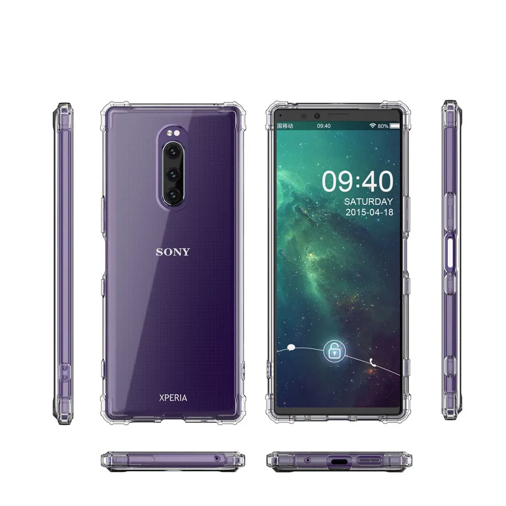 Reinforced Corner Soft TPU Case for Sony Xperia 1 10 Plus XZ3 XZ2 XA2 Ultra Case Transparent Slim Shell Mobile Phone Cases Cover
Reinforced Corner Soft TPU Case for Sony Xperia 1 10 Plus XZ3 XZ2 XA2 Ultra Case Transparent Slim Shell Mobile Phone Cases Cover