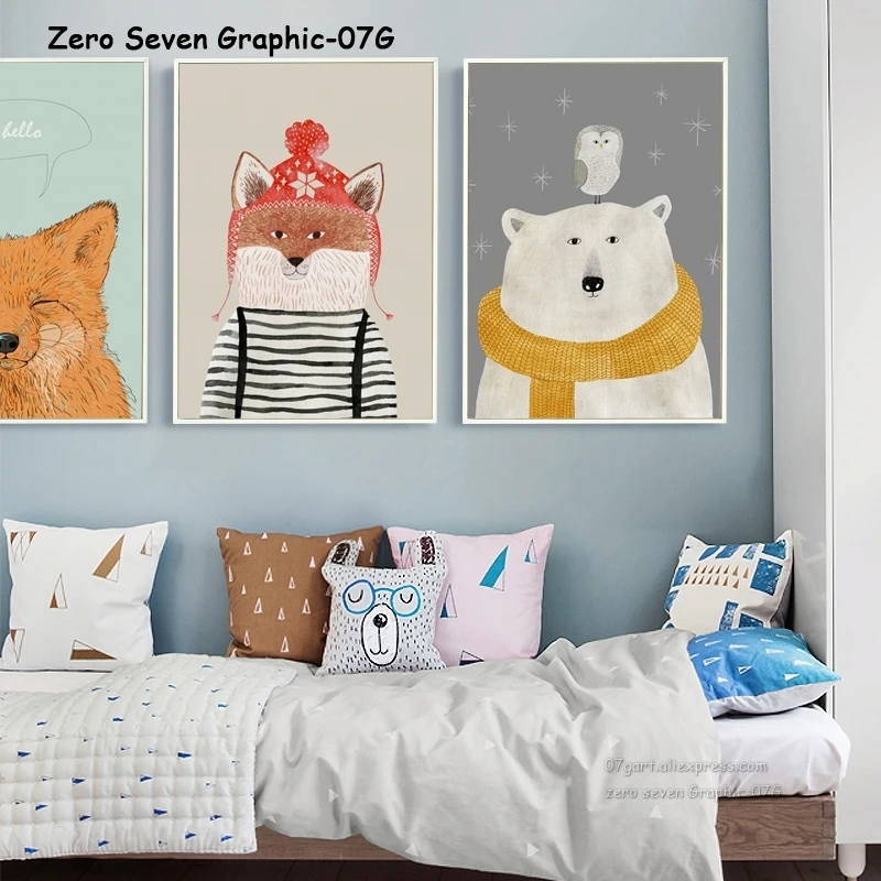 Cartoon Animal Polar Bear Canvas Poster And Print Wall Picture Art Children's Room Home Decoration
Cartoon Animal Polar Bear Canvas Poster And Print Wall Picture Art Children's Room Home Decoration