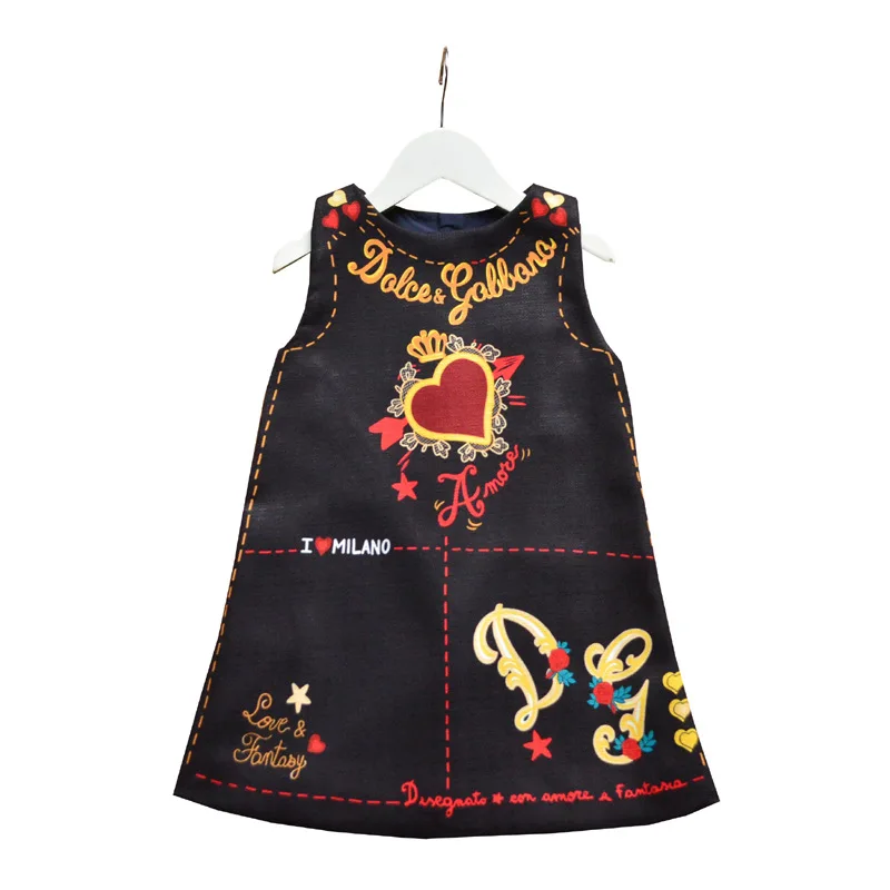 2 3 4 5 6 7 8 9 Year Baby Girls Dress Amor Letter Print Vest Dress Girl Casual Girls Clothing Kids Frocks Clothes Chidlren Dress
2 3 4 5 6 7 8 9 Year Baby Girls Dress Amor Letter Print Vest Dress Girl Casual Girls Clothing Kids Frocks Clothes Chidlren Dress