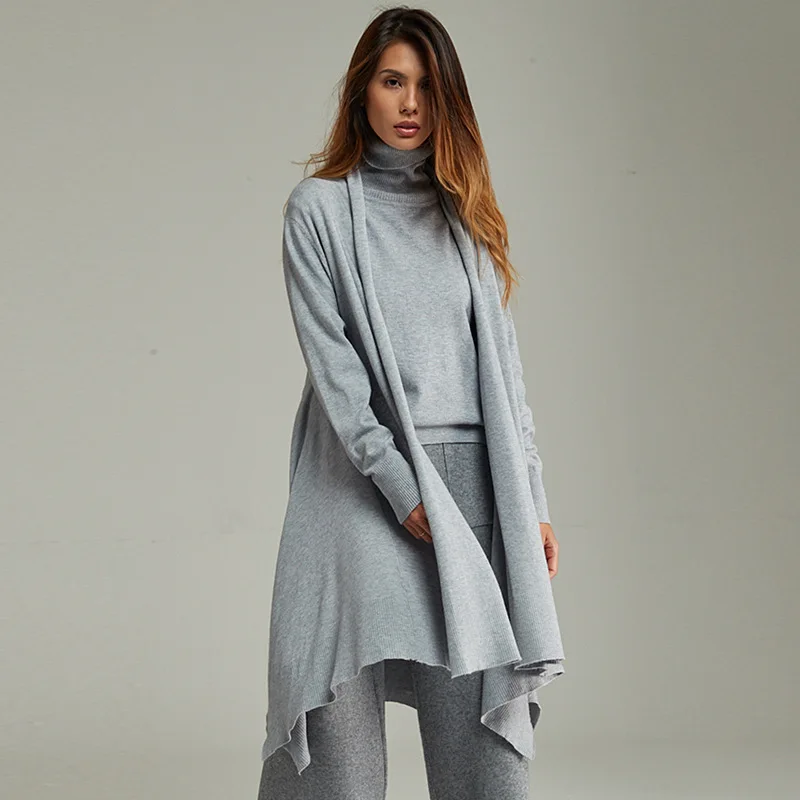 High Quality Spring Autumn Casual Cardigan Long Sleeve Loose Simple Womens Fashion Sweaters Solid Long Sweater For Women MA50206
High Quality Spring Autumn Casual Cardigan Long Sleeve Loose Simple Womens Fashion Sweaters Solid Long Sweater For Women MA50206