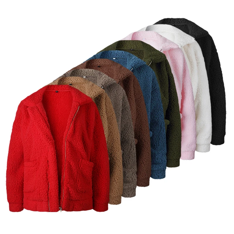 2019 Warm Hairy Autumn Winter Women Jackets Coat Basic Veste Femme Casual Overcoat Zip Pocket Ladies Fashion Outerwear Jacket
2019 Warm Hairy Autumn Winter Women Jackets Coat Basic Veste Femme Casual Overcoat Zip Pocket Ladies Fashion Outerwear Jacket