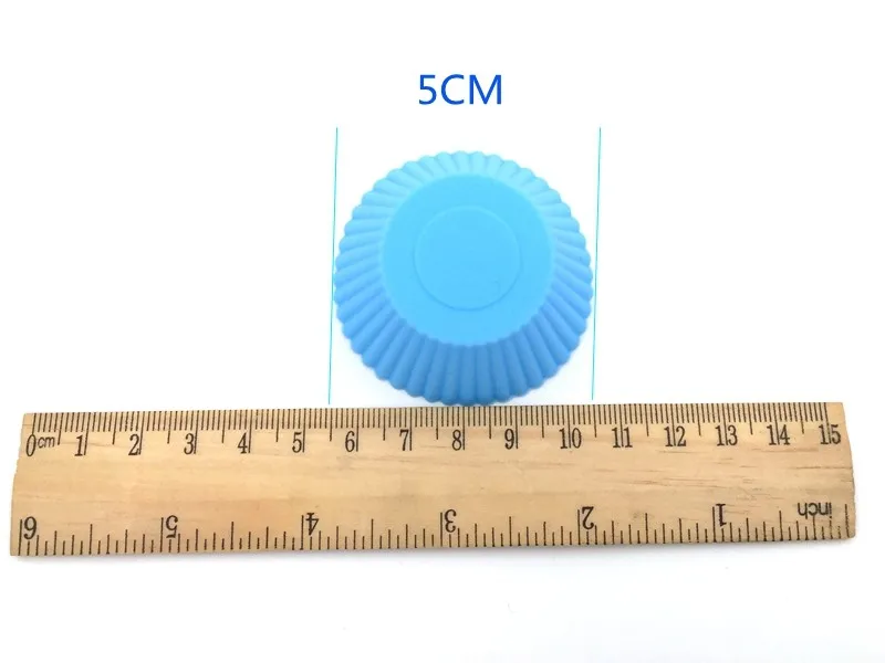 Silicone Cake Mold Muffin Cupcake Baking Dishes Pan， Form to Bake Cake Dessert Decorating Tools Bakeware Kitchen Dining Bar (8)