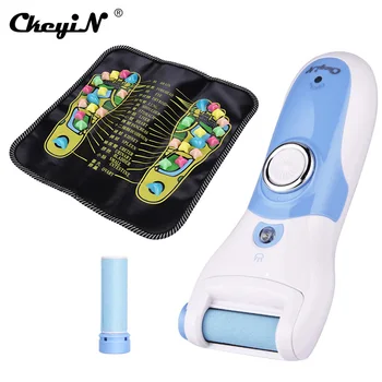 Electric Foot Massager Dead Skin Remover Cuticles Smooth Exfoliating Grinding Heads+Reflexology Mat Health Care Acupressure Pad
Electric Foot Massager Dead Skin Remover Cuticles Smooth Exfoliating Grinding Heads+Reflexology Mat Health Care Acupressure Pad